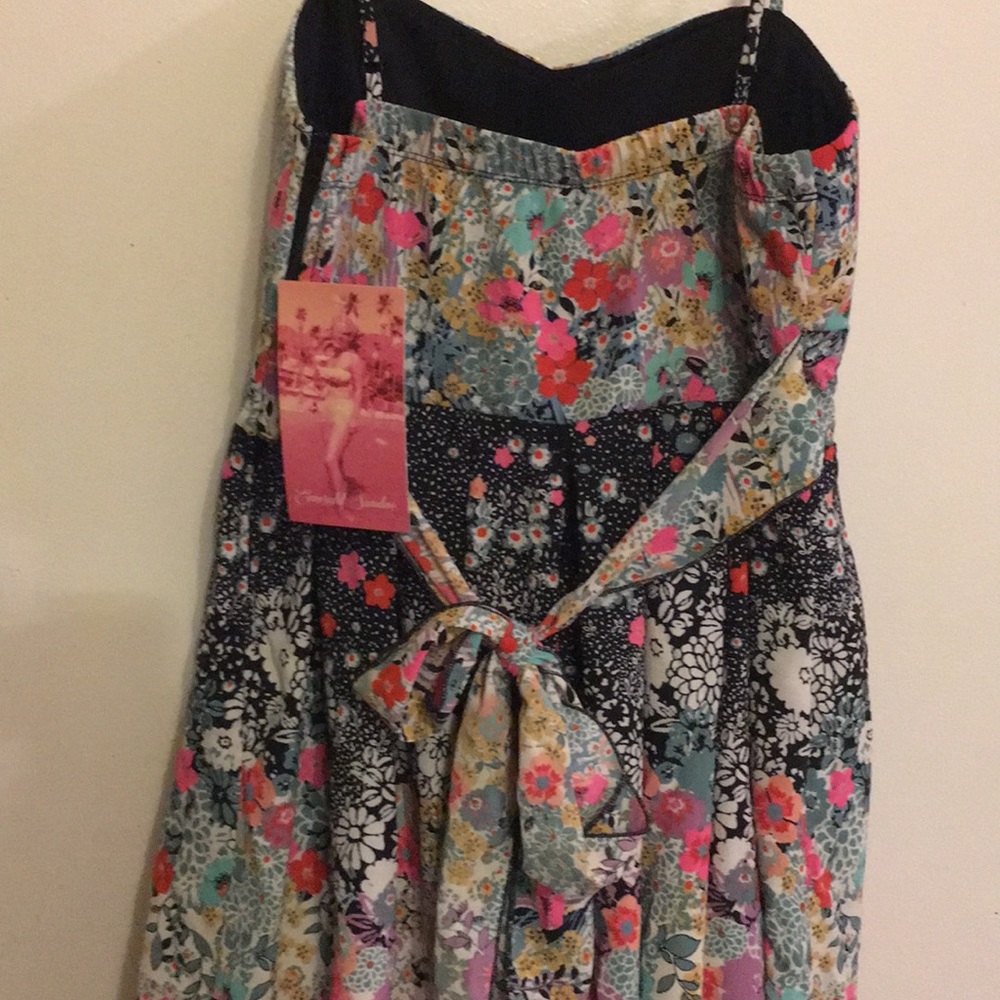 Emerald Sundae Flower Sundress NEW-TAGGED Size 11 all occasions spaghetti straps - Picture 5 of 8